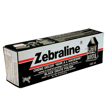 Zebraline pâte noire ferronnerie